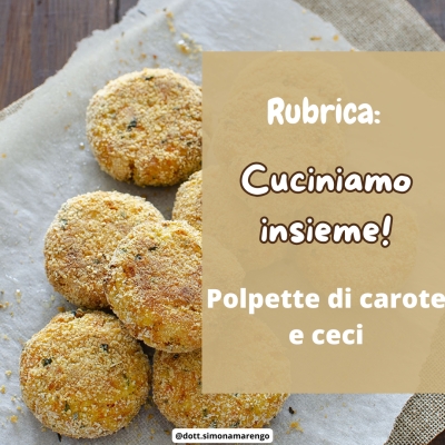 POLPETTE DI CAROTE E CECI