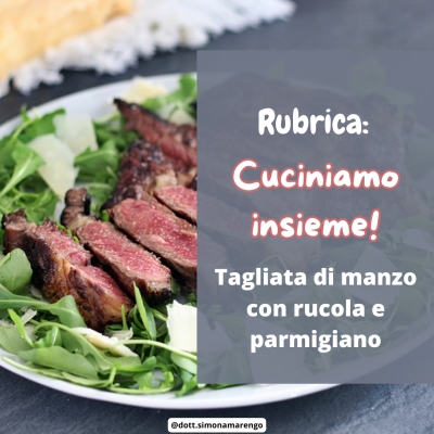 TAGLIATA DI MANZO CON RUCOLA E PARMIGIANO