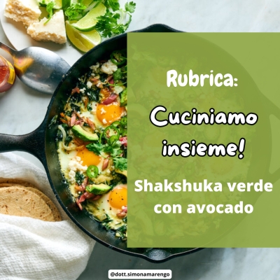 SHAKSHUKA VERDE CON AVOCADO