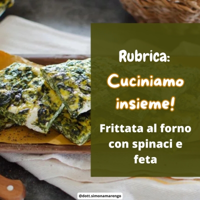 FRITTATA AL FORNO CON SPINACI E FETA