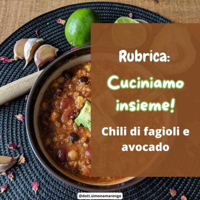 CHILI CON FAGIOLI E AVOCADO