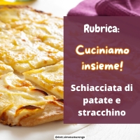 SCHIACCIATA DI PATATE E STRACCHINO