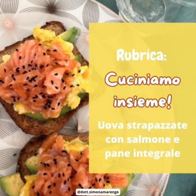 UOVA STRAPAZZATE CON SALMONE E PANE INTEGRALE