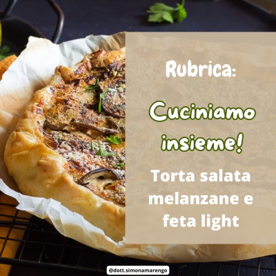 TORTA SALATA MELANZANE E FETA LIGHT