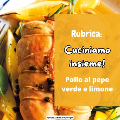 PETTO DI POLLO AL PEPE VERDE E LIMONE