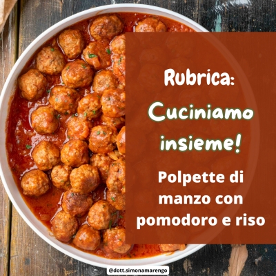 POLPETTE AL POMODORO CON RISO
